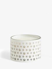 Yellow White Jasmine 3 Wick Scented Candle - Image 2 of 2