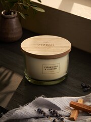 Natural Bronx Cedarwood and Lavender 3 Wick 3 Wick Scented Candle - Image 2 of 3
