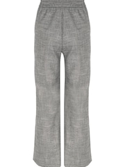 Mint Velvet Grey Metallic Check Trousers - Image 4 of 4