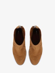 Mint Velvet Brown Suede Aurora Ankle Boots - Image 2 of 3