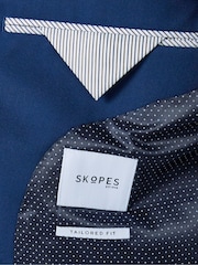Skopes Blue Tailored Fit Kennedy Suit: Jacket - Image 4 of 4