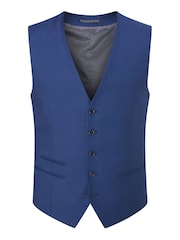 Skopes Blue Kennedy Regular Fit Suit Waistcoat - Image 3 of 4