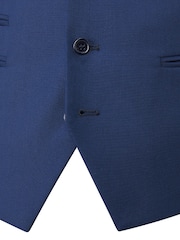 Skopes Blue Kennedy Regular Fit Suit Waistcoat - Image 4 of 4