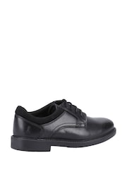 Hush Puppies Black Tommy Junior School Shoes - Image 3 of 4