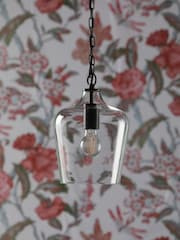 Laura Ashley Black Ockley Ceiling Light - Image 2 of 6