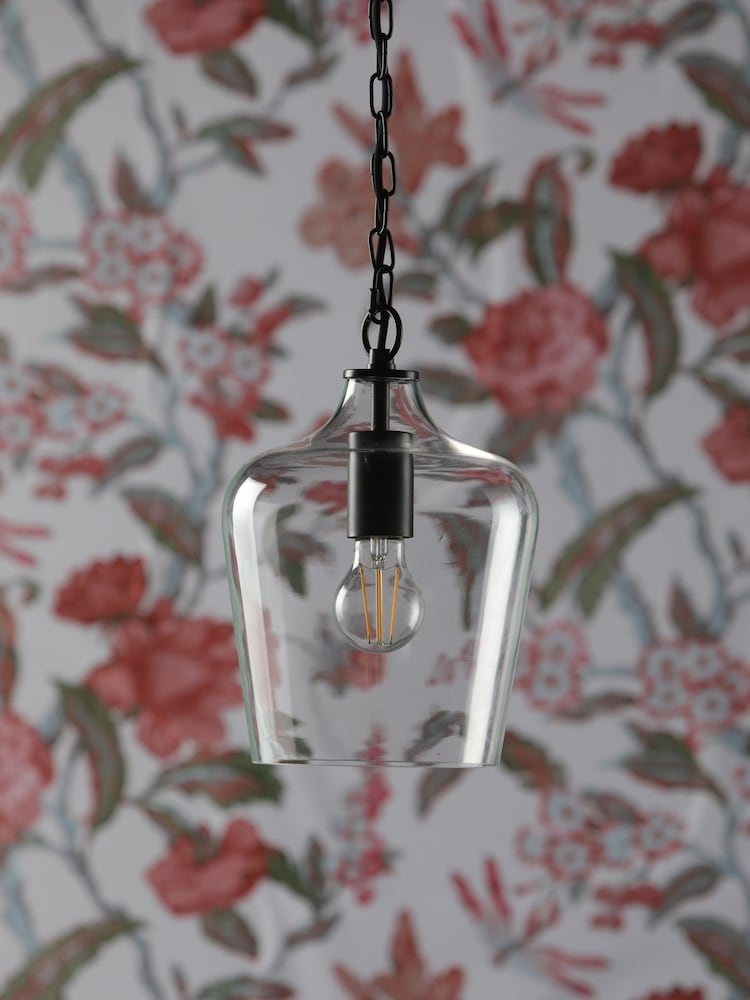 Laura Ashley Black Ockley Ceiling Light - Image 2 of 6
