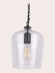 Laura Ashley Black Ockley Ceiling Light - Image 5 of 6