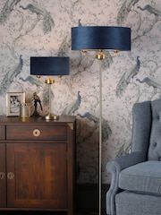 Laura Ashley Navy Sorrento Table Lamp - Image 3 of 6