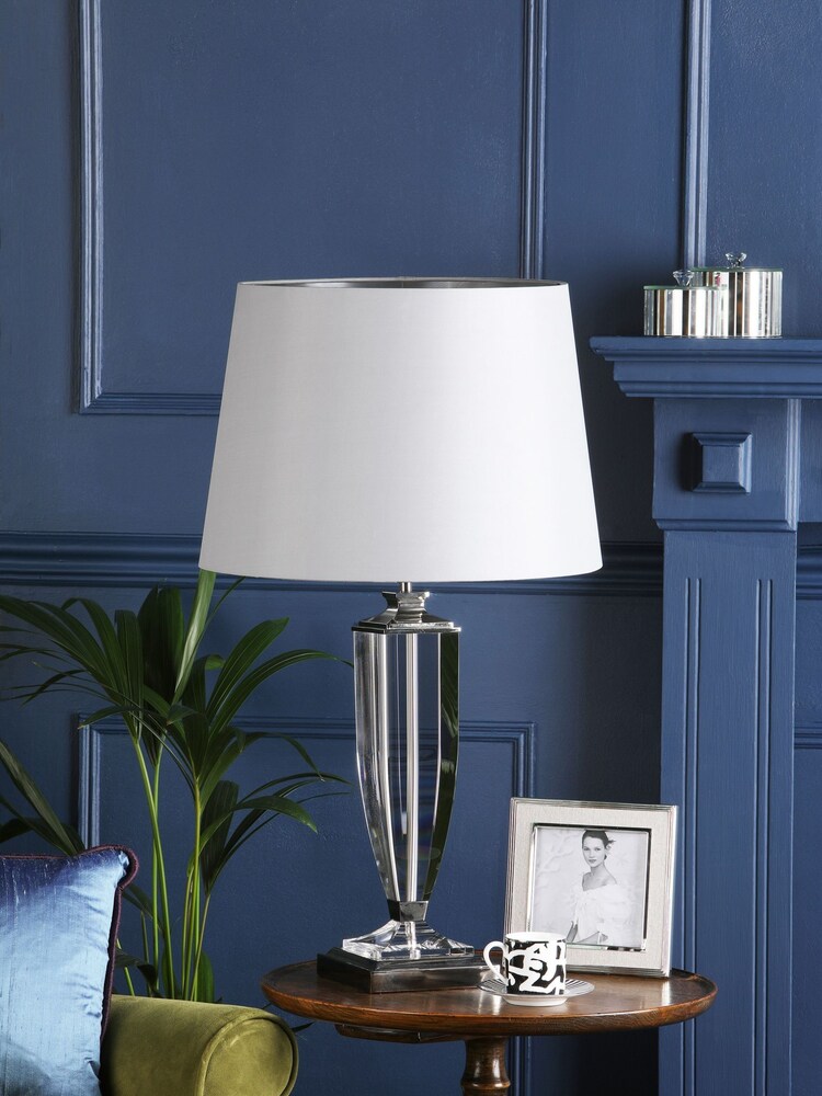 Laura Ashley Cream Emyr Silk Tapered Drum Easyfit Shade - Image 2 of 5