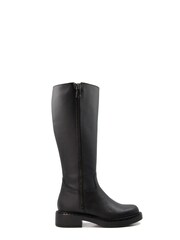 Dune London Treasured Sustainable High Leg Black Boots - Image 1 of 4