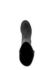 Dune London Treasured Sustainable High Leg Black Boots - Image 4 of 4