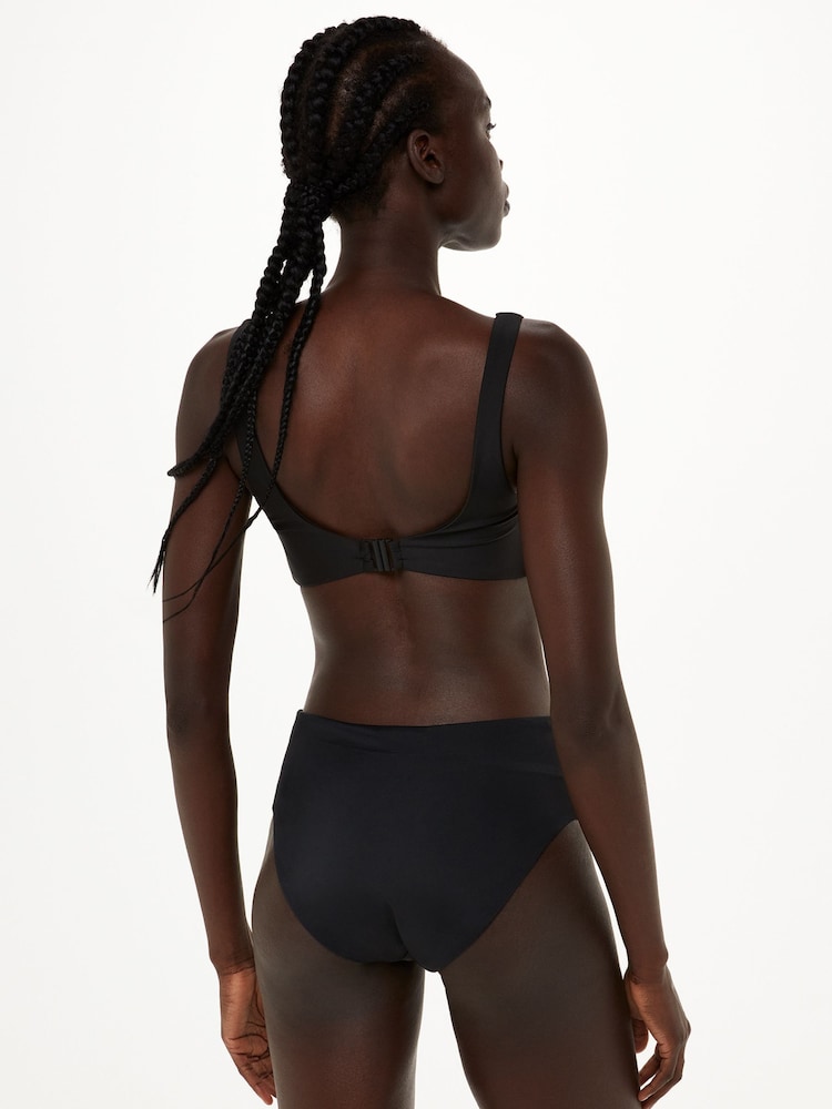 Whistles Black Twist Front Bikini Top - Image 2 of 4