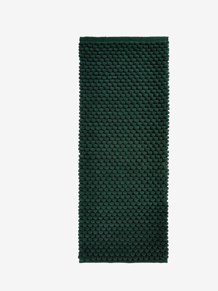 Bottle Green Giant Runner Bath Bobble Mat - Image 2 of 5