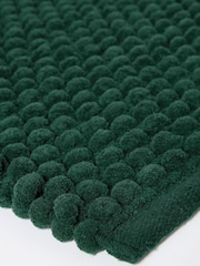 Bottle Green Giant Runner Bath Bobble Mat - Image 3 of 5