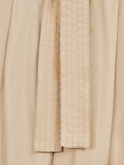 Reiss Camel Joanie 4-9 yrs Paper Bag Cargo Trousers - Image 7 of 7