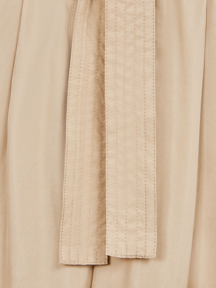 Reiss Camel Joanie 4-9 yrs Paper Bag Cargo Trousers - Image 7 of 7