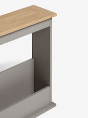 Dove Grey Malvern Oak Effect Side Table - Image 8 of 8