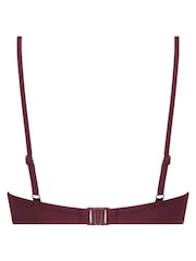 Hunkemöller Purple Luxe Padded Bikini Top - Image 4 of 4