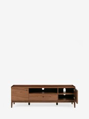 Jasper Conran London Belgrave Walnut Wide TV Unit - Image 4 of 9