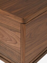 Jasper Conran London Belgrave Walnut Wide TV Unit - Image 6 of 9