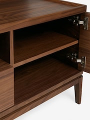 Jasper Conran London Belgrave Walnut Wide TV Unit - Image 8 of 9