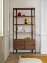 Jasper Conran London Brown Belgrave Oak Shelving - Image 1 of 7