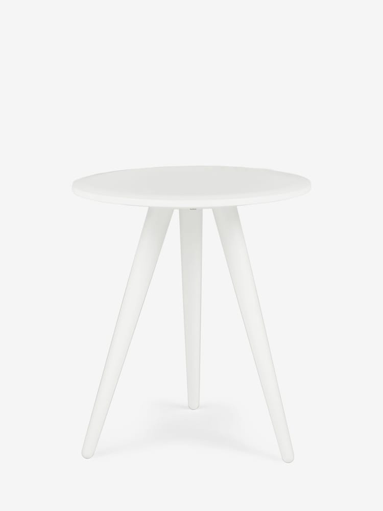 Jasper Conran London White Bray Side Table - Image 2 of 5