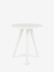 Jasper Conran London White Bray Side Table - Image 3 of 5