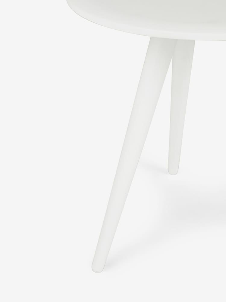 Jasper Conran London White Bray Side Table - Image 5 of 5