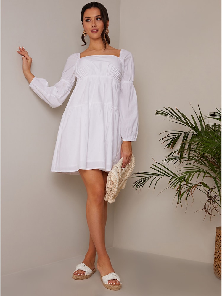 Puff Sleeve Chi Chi London White Buy Chi Chi London White Puff