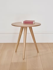 Jasper Conran London Brown Bray Side Table - Image 1 of 6