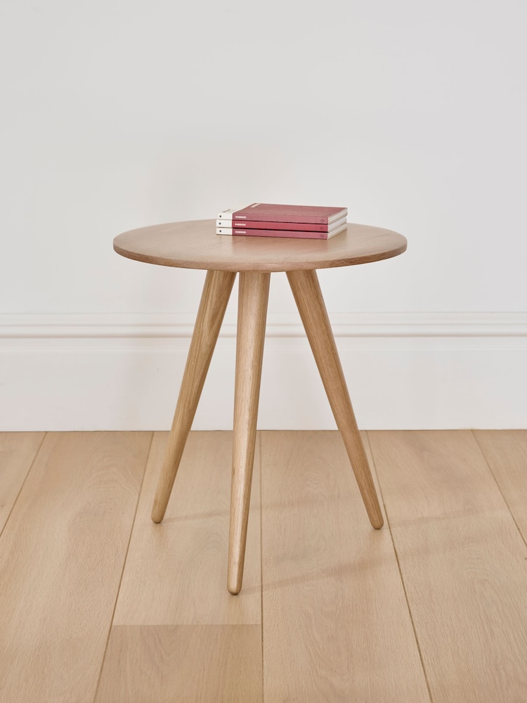 Jasper Conran London Brown Bray Side Table - Image 1 of 6