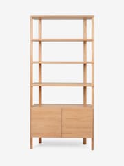Jasper Conran London Light Brown Belgrave Oak Shelving - Image 3 of 9