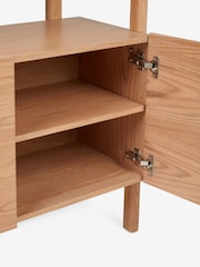 Jasper Conran London Light Brown Belgrave Oak Shelving - Image 6 of 9
