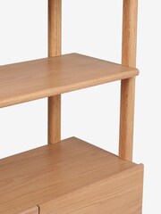 Jasper Conran London Light Brown Belgrave Oak Shelving - Image 7 of 9