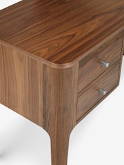 Jasper Conran London Brown Belgrave Walnut Dressing Table - Image 7 of 7