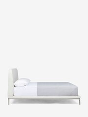 Jasper Conran London Ribbed Cotton Blend Off White Bray Bed Frame - Image 8 of 8