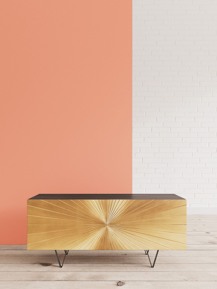 Swoon Brass Ziggy TV Unit - Image 1 of 7
