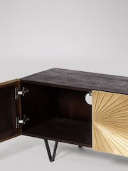 Swoon Brass Ziggy TV Unit - Image 5 of 7