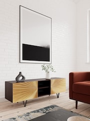 Swoon Brass Ziggy TV Unit - Image 2 of 7