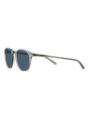 Polo Ralph Lauren Grey Transparent Round Sunglasses - Image 1 of 3