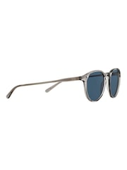 Polo Ralph Lauren Grey Transparent Round Sunglasses - Image 2 of 12
