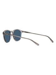 Polo Ralph Lauren Grey Transparent Round Sunglasses - Image 8 of 12