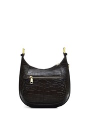 Radley London Pockets 2.0 Faux Croc Effect Black Bag - Image 2 of 4