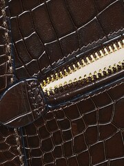 Radley London Pockets 2.0 Faux Croc Effect Black Bag - Image 4 of 4