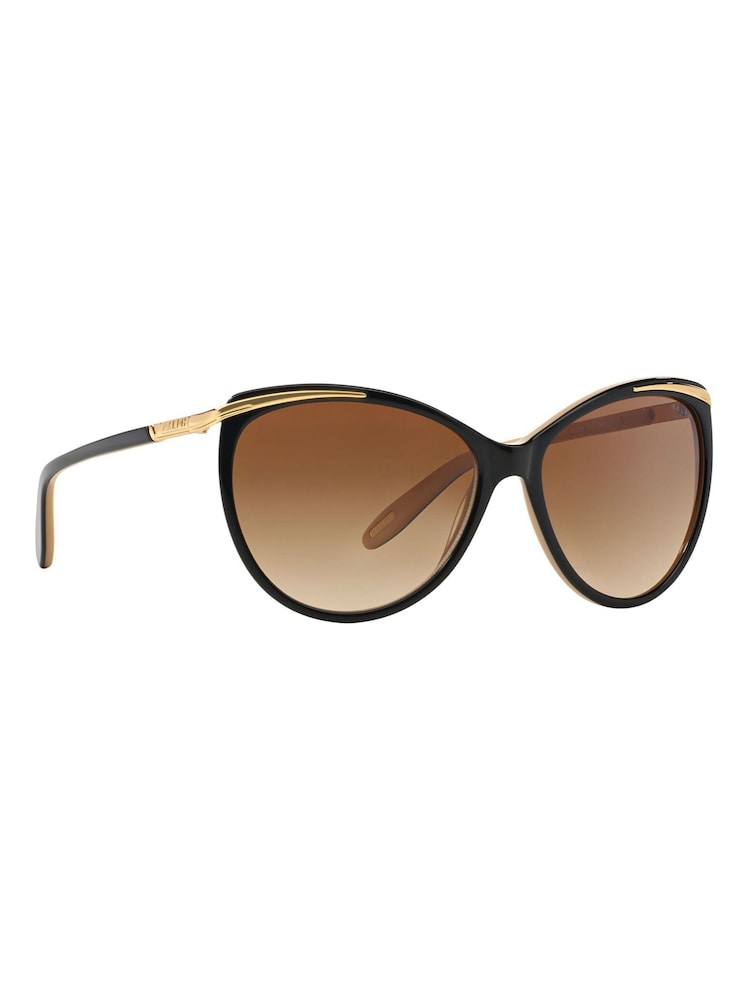 Ralph by Ralph Lauren Black Butterfly Frame Sunglasses - Image 1 of 12