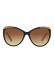 Ralph by Ralph Lauren Black Butterfly Frame Sunglasses - Image 2 of 12