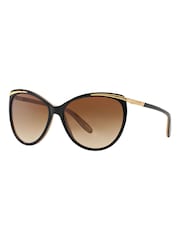 Ralph by Ralph Lauren Black Butterfly Frame Sunglasses - Image 3 of 12