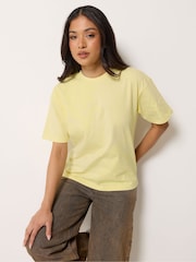 PixieGirl Petite Yellow Puff Paisley Short Sleeve T-Shirt - Image 1 of 5