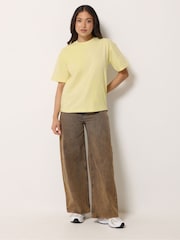 PixieGirl Petite Yellow Puff Paisley Short Sleeve T-Shirt - Image 2 of 5
